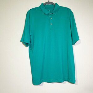 Men's Large Pro Tour Air Play Teal Golf Shirt